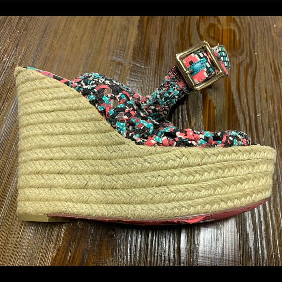 Betsey Johnson "Beckeyy" - 5.5" Wedges - Aztec Print - Women's Size 8 (NWT) - Picture 8 of 16